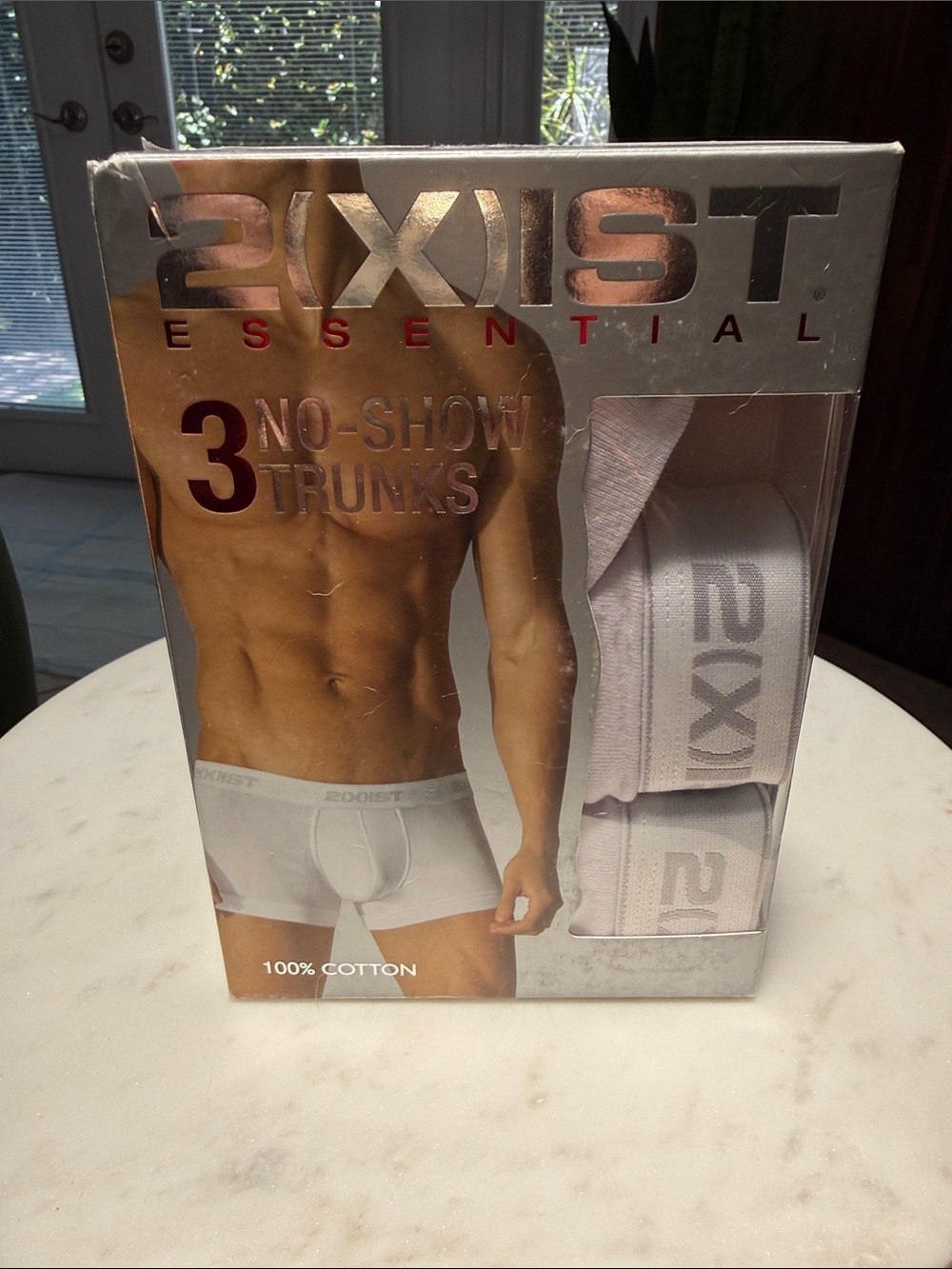 2xist White No-Show Boxer Briefs - 3 Pack